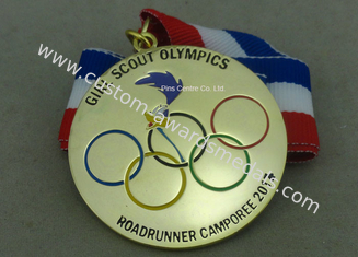 OEM 금 도금 사기질 메달, 운영하는 인종을 위한 올림픽 포상