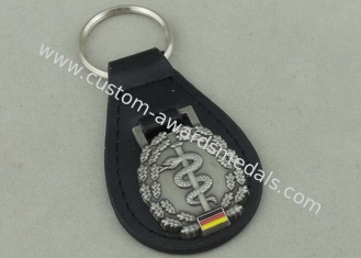 독일은 가죽 열쇠 고리, 아연 합금 앙티크는 연약한 사기질 열쇠 고리를 개인화했습니다