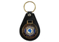 주문 열쇠 고리, 합성 사기질 상징, 니켈 도금을 가진 아연 합금을 가진 차 가죽 소형 Keychain