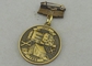 아연 합금 주문 포상 메달은 고대 금 두 배 측 3D 군을 요하는 죽습니다