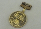 아연 합금 주문 포상 메달은 고대 금 두 배 측 3D 군을 요하는 죽습니다