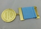3.0mm 금 도금 주문 메달은 연약한 사기질을 가진 아연 합금을 수여합니다