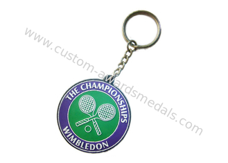 기념품 선물 Wimbledon 우승 PVC Keychain의 선전용 로고 열쇠 고리