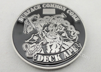 연약한 사기질 니켈 도금 갑판 원숭이 동전/아연 합금 금속은 포상 선물을 위한 동전을 개인화했습니다