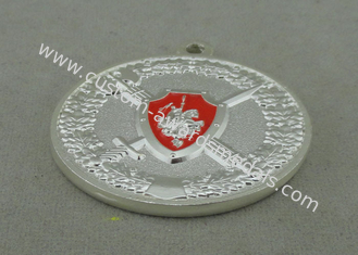 러시아 육군 축하는 Customizable 메달은 도금을 가진 던지기 메달 죽습니다
