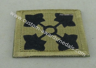 육군을 위한 헝겊 조각 의복 접어젖힌 옷깃에 미국 공군 수를 놓은 주문 철