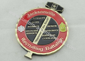 잭슨빌은 우수, 다이아몬드 커트 가장자리를 위해 수여된 동전을 개인화했습니다