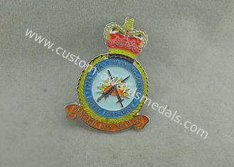 아연 합금 투명한 연약한 사기질 Pin의 군 명예 영국 공군 Pin 기장