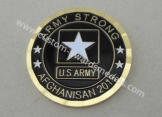 육군 주문 강한 아프가니스탄 군 동전은 곁에 주물, 미국 육군을 위한 1.75 인치 죽습니다