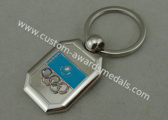 올림픽 광고 Keychain 아연 합금은 주물은 도금을 가진 죽습니다
