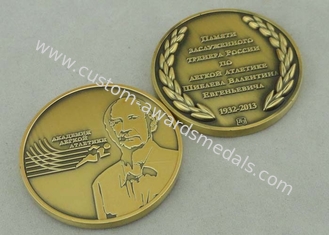 3D 아연 합금은 앙티크 고급장교에 의하여 개인화된 러시아 주물 동전 죽습니다