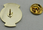 금속 Minden XII 모조 단단한 사기질 접어젖힌 옷깃 Pin의 금, 니켈, 금관 악기 도금을 가진 개인화된 접어젖힌 옷깃 핀