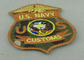 미국 해군 미국 군을 위해 길쌈하는 주문 자수 헝겊 조각