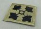 육군을 위한 헝겊 조각 의복 접어젖힌 옷깃에 미국 공군 수를 놓은 주문 철