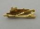 작은 니켈 주문 에폭시 까만 기차를 가진 금에 의하여 개인화되는 동점 막대기 선물