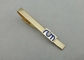 15 mm 금 도금 개인화된 동점 막대기, Mens를 위한 1 인치 주문 구리