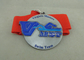 아연 합금 수영 포상 리본 메달은, 각인한 리본에 의하여 개인화된 메달 죽습니다