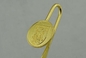 금 도금을 가진 아연 합금 기념품 기장 포상, 제 2 또는 3D