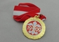 88mm 사기질 메달 앙티크는 도금, 스포츠 게임을 위한 철 메달