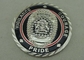 3D 밧줄 가장자리 앙티크 금속 동전 단단한 사기질은 경찰관 동전 기념품 도전은 동전 주물 죽습니다