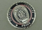 3D 밧줄 가장자리 앙티크 금속 동전 단단한 사기질은 경찰관 동전 기념품 도전은 동전 주물 죽습니다