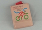 Triathlon 메달을 위한 인쇄 리본 그리고 연약한 사기질을 가진 구리 리본 메달