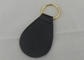 금관 악기 도금을 가진 SEK 가죽 열쇠 고리 철에 의하여 개인화되는 가죽 Keychains