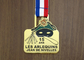 개인화된 금속 사기질 큰 메달, 아이를 위한 달리는 포상 리본 메달