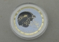 시애틀 Seahawks는 밧줄 가장자리와 상자로 각인된 고급장교에 의하여 동전을 1.75 인치 개인화했습니다