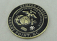 3D SEMPER FIDELIS 미국 해군은 금관 악기 동전을 죽습니다 친/앙티크 금관 악기 도금 개인화했습니다