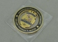 연약한 사기질은 동전 호놀룰루 경찰국, 금 도금 3D 아연 합금 동전을 2.5 인치 개인화했습니다