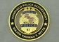 연약한 사기질은 동전 호놀룰루 경찰국, 금 도금 3D 아연 합금 동전을 2.5 인치 개인화했습니다